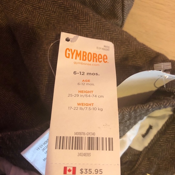 Brown tweed formal pants NEW! 6-12m - Picture 9 of 9